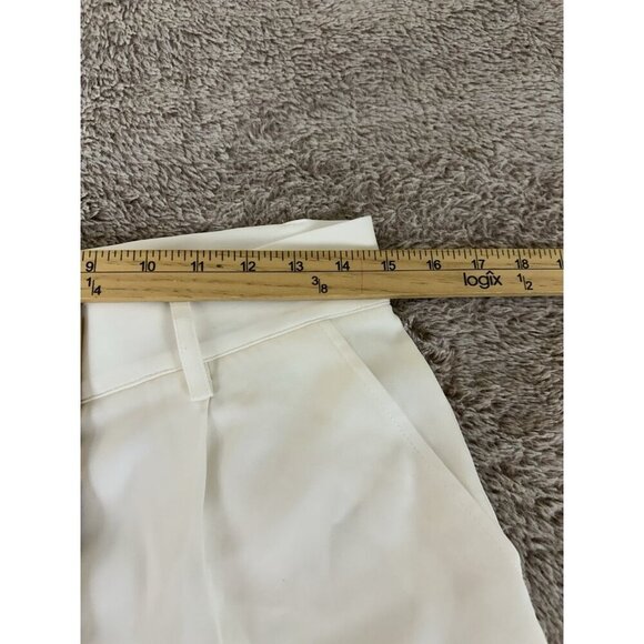 LITA BY CIARA SPARK SHORT IN VISCOSE CREPE IN White WOMEN’S SIZE 8 New - Picture 6 of 13